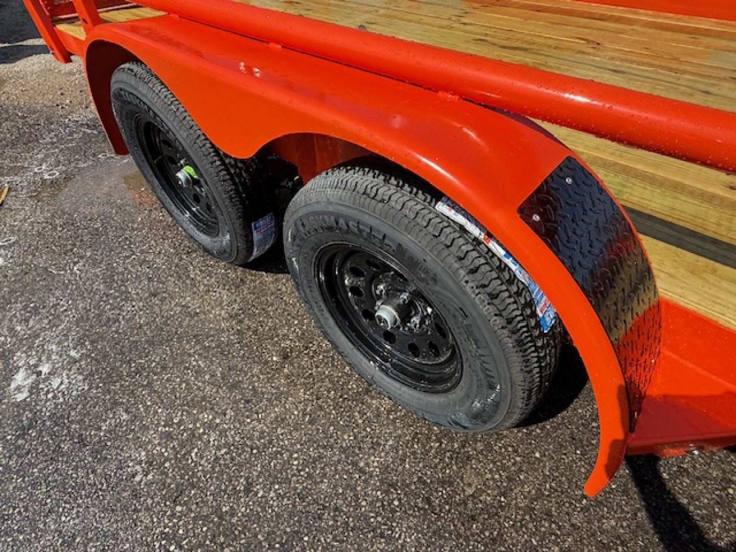 New 2025 Rice Trailers 82"x16 Utility Trailer