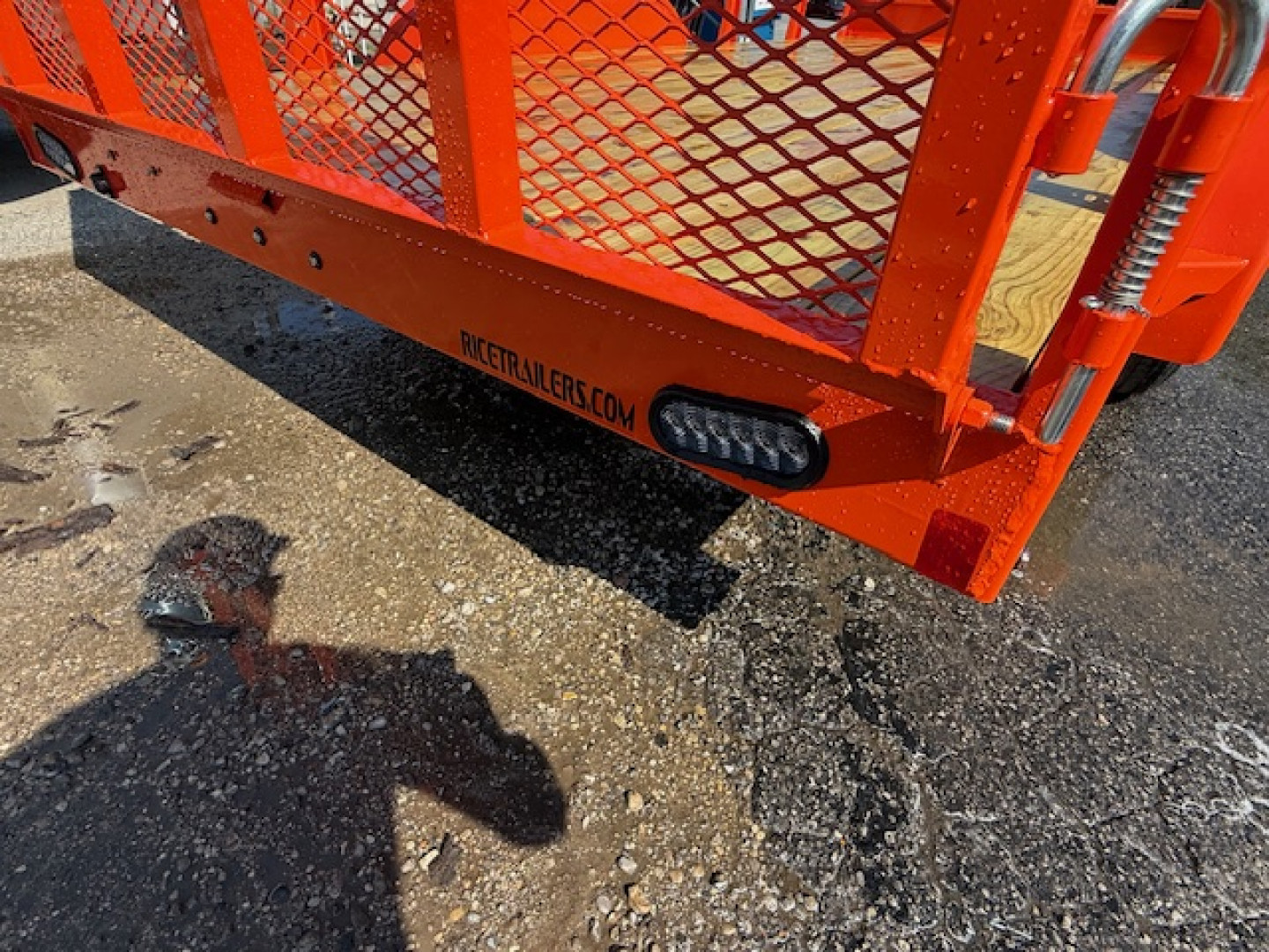 New 2025 Rice Trailers 82"x16 Utility Trailer