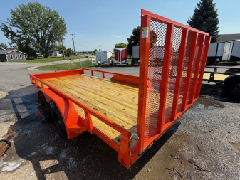 New 2025 Rice Trailers 82"x16 Utility Trailer