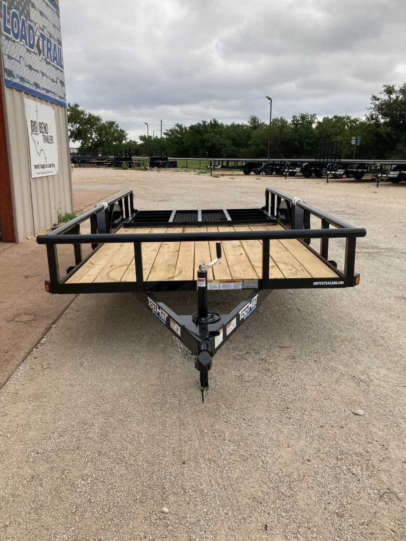 New 2026 Top Hat DSP 12' x 77" Utility Trailer