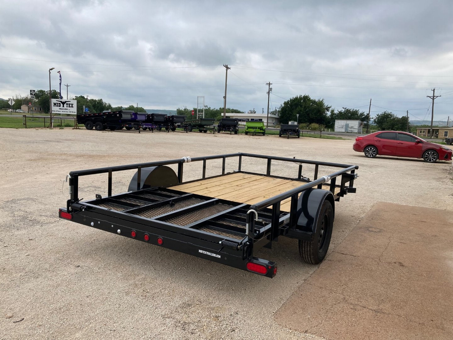 New 2026 Top Hat DSP 12' x 77" Utility Trailer