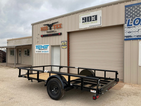 New 2026 Top Hat DSP 12' x 77" Utility Trailer