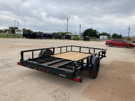 New 2026 Top Hat DSP 12' x 77" Utility Trailer