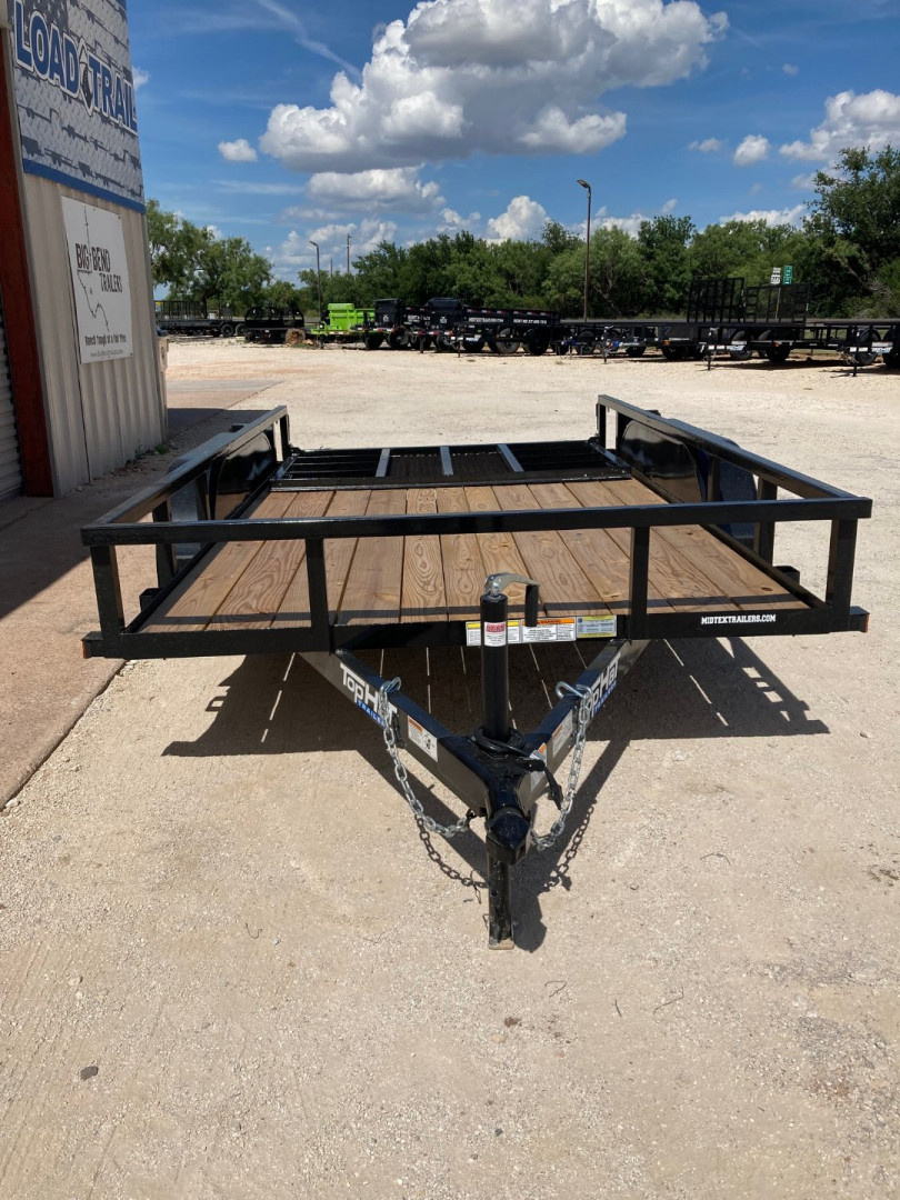 New 2026 Top Hat LDX 12'x77" Utility Trailer