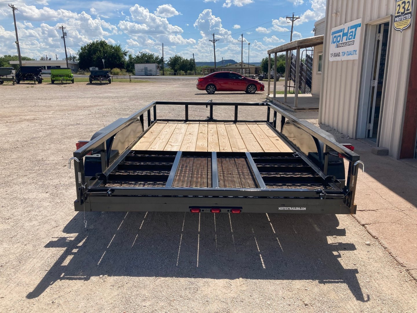 New 2026 Top Hat LDX 12'x77" Utility Trailer
