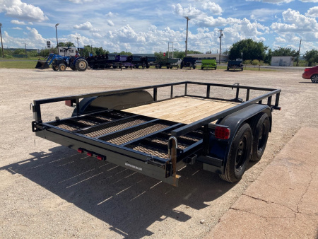 New 2026 Top Hat LDX 12'x77" Utility Trailer