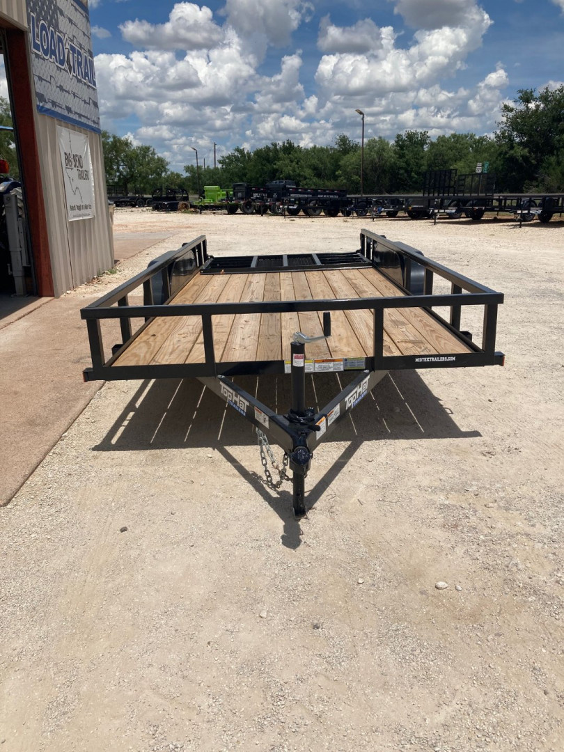 New 2026 TOP HAT TRAILERS LDX 16'x77" Utility Trailer