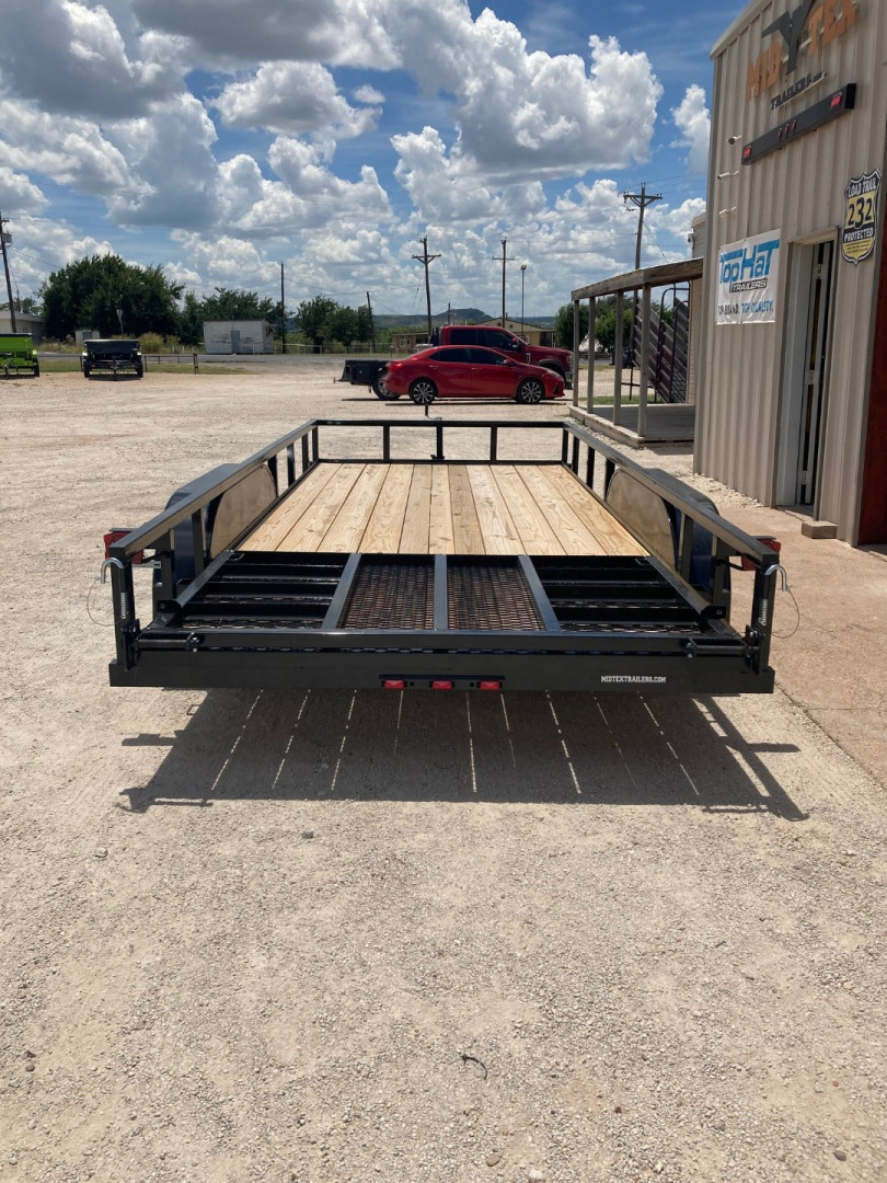 New 2026 TOP HAT TRAILERS LDX 16'x77" Utility Trailer