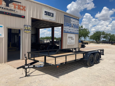 New 2026 TOP HAT TRAILERS LDX 16'x77" Utility Trailer