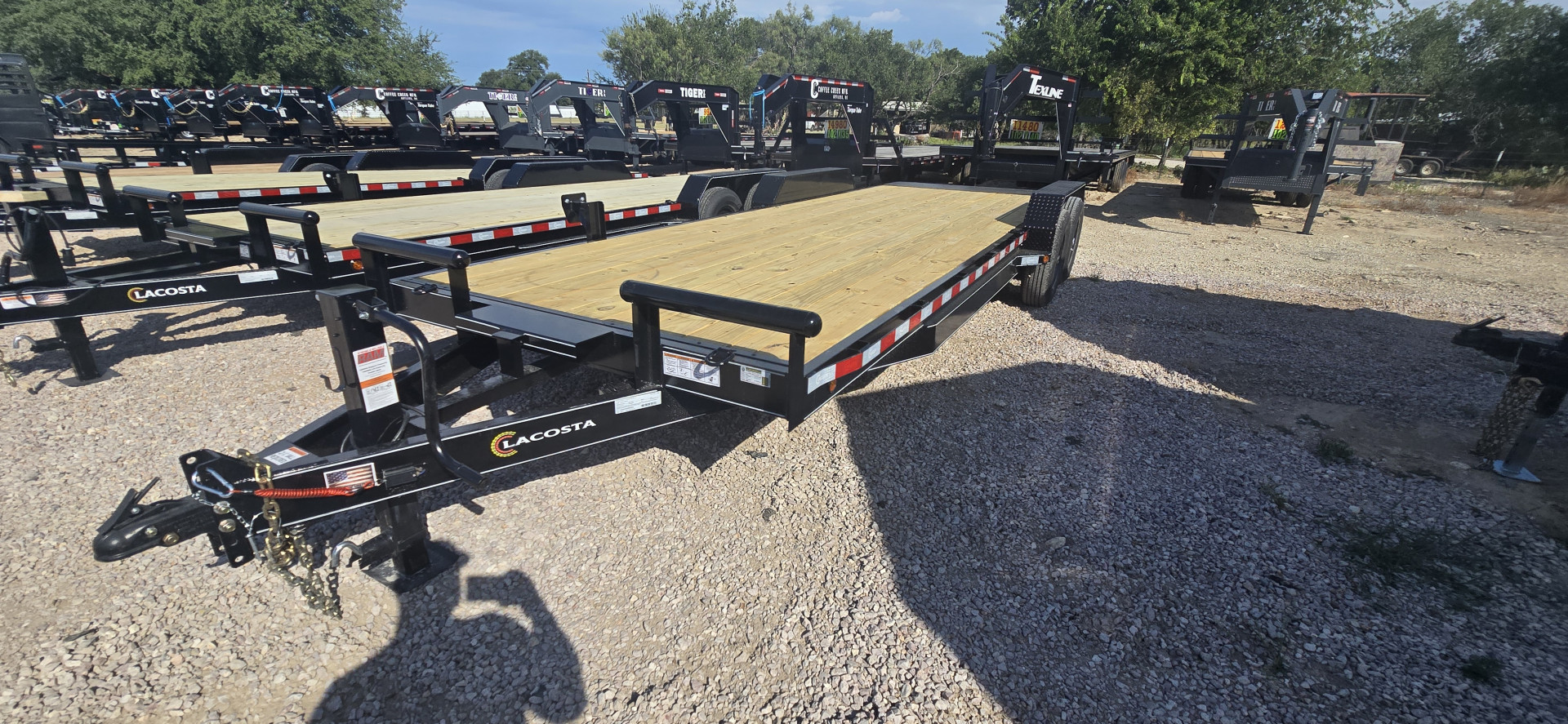 New 2025 Lacosta 83"x24' Car Hauler Trailer - 14K GVWR