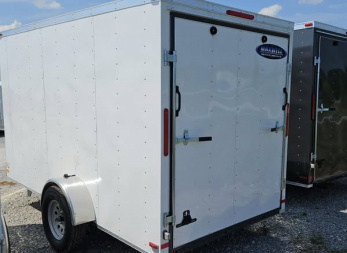 New 2025 Maxwell 6X12 SA V- Nose Cargo / Enclosed Trailer