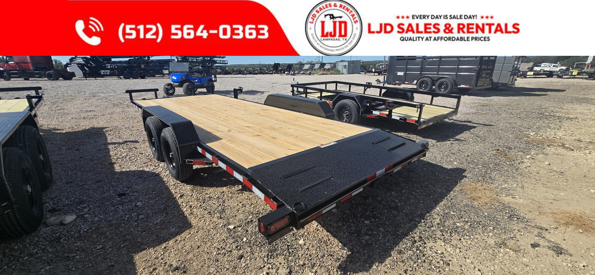 New 2025 Lacosta - 83x20 - Car Hauler Trailer - 7K GVWR