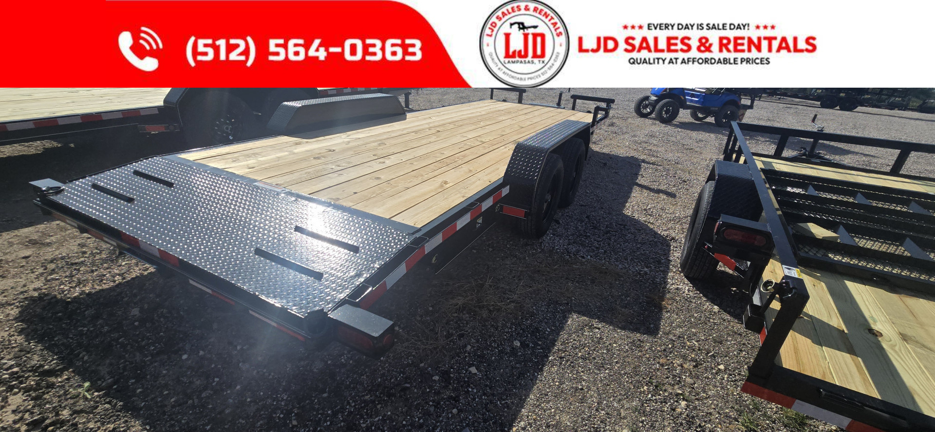 New 2025 Lacosta - 83x20 - Car Hauler Trailer - 7K GVWR