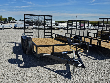 New 2026 Sure-Trac 7 x 14 7K Tube Top Utility Trailer