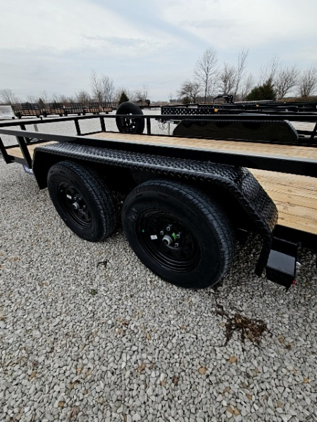 New 2026 Sure-Trac 7 x 14 7K Tube Top Utility Trailer