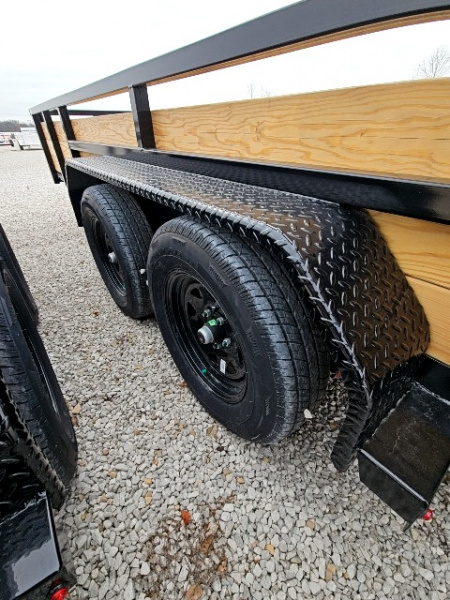 New 2026 Sure-Trac 7 x 14 7K Tube Top Three Board Utility Trailer