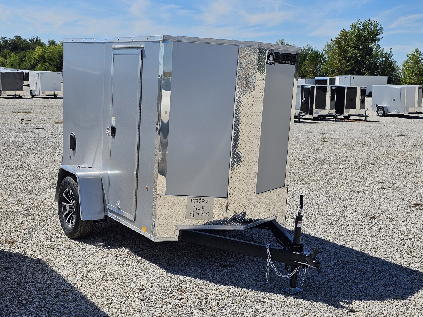 New 2026 Cargo Express EX DLX 5' x 8' 3K Idler Ramp Door Cargo / Enclosed Trailer