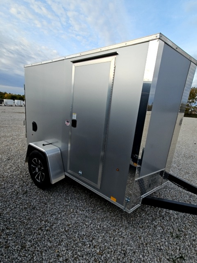 New 2026 Cargo Express EX DLX 5' x 8' 3K Idler Ramp Door Cargo / Enclosed Trailer