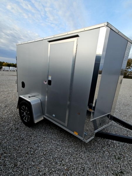 New 2026 Cargo Express EX DLX 5' x 8' 3K Idler Ramp Door Cargo / Enclosed Trailer