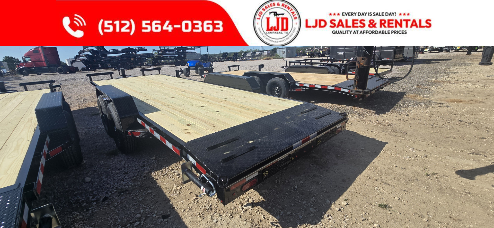 New 2025 Lacosta - 83x22 - Car Hauler Trailer - 14K GVWR