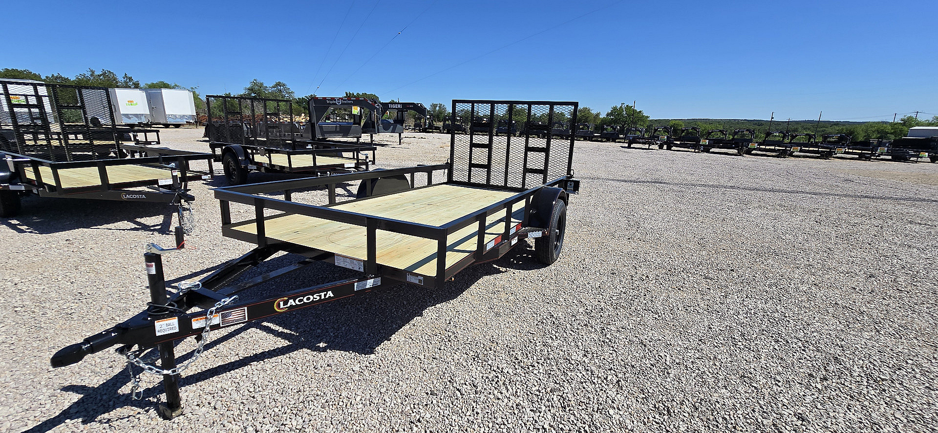 New 2025 Lacosta - Utility Trailer 6' x 12' - Gate