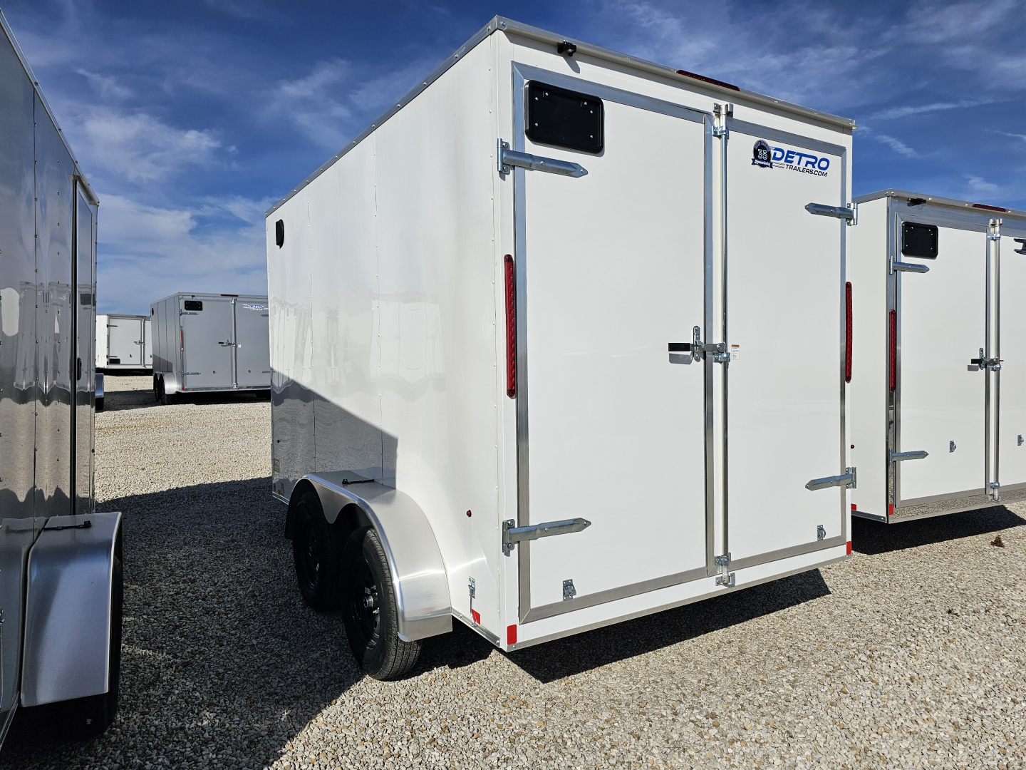 New 2026 Cargo Express EX DLX 7' x 12 7K Double Rear Door Cargo / Enclosed Trailer