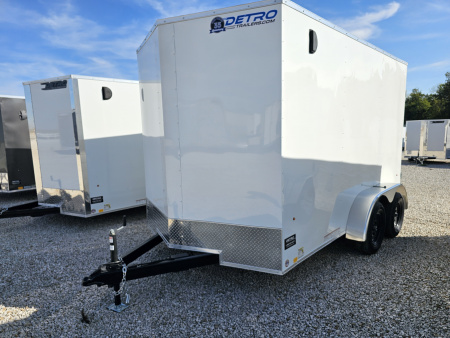 New 2026 Cargo Express EX DLX 7' x 12 7K Double Rear Door Cargo / Enclosed Trailer