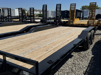 New 2026 PJ TRAILER BUGGY HAULER B5202 83X20 TA DOVETAIL (GVW:9899) BLACK