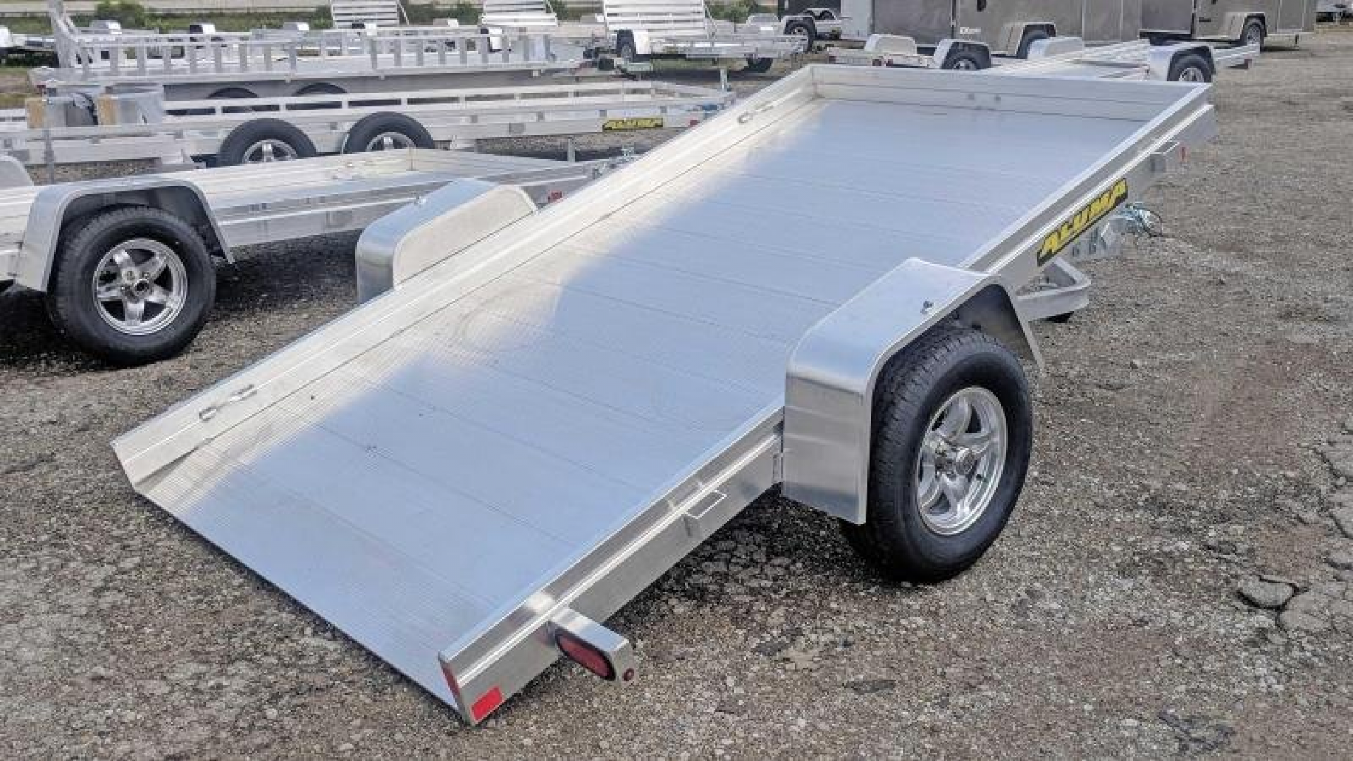 New 2026 Aluma 5'8" x 10' HD Tilt Trailer