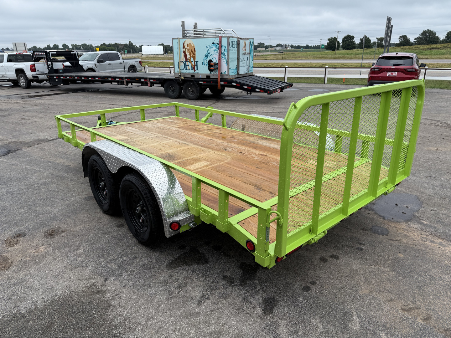 New 2026 PJ 83"x14' Tandem Axle Utility Trailer - UL