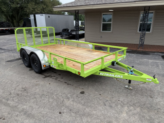 New 2026 PJ 83"x14' Tandem Axle Utility Trailer - UL