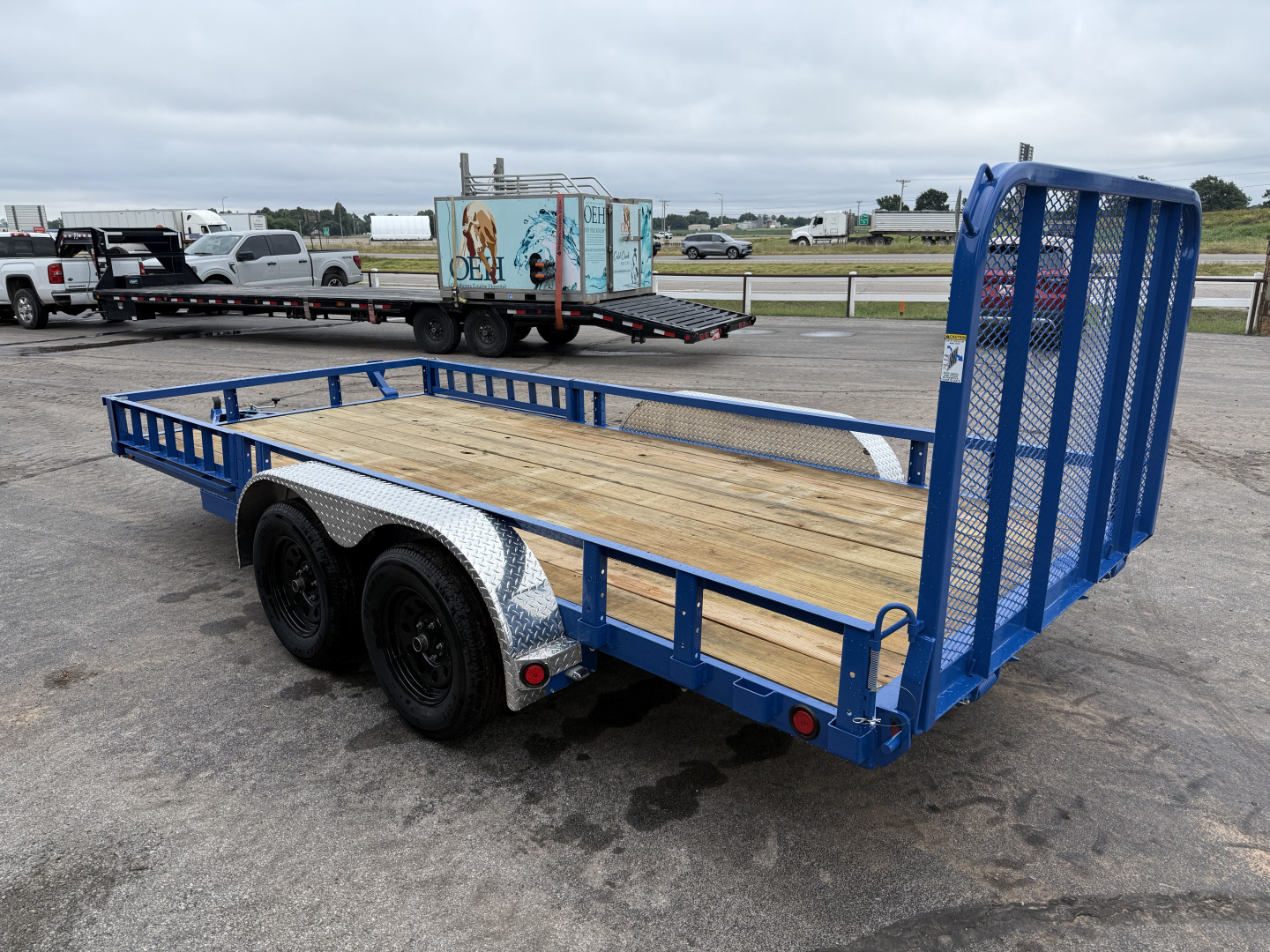 New 2026 PJ 83"x16' Tandem Axle Utility Trailer - UL
