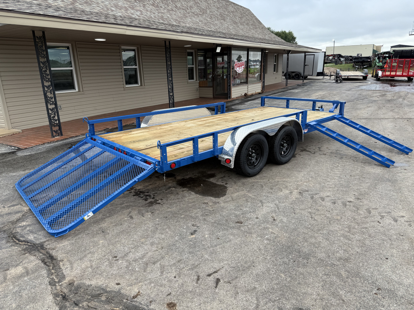 New 2026 PJ 83"x16' Tandem Axle Utility Trailer - UL