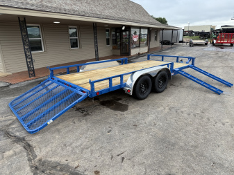 New 2026 PJ 83"x16' Tandem Axle Utility Trailer - UL