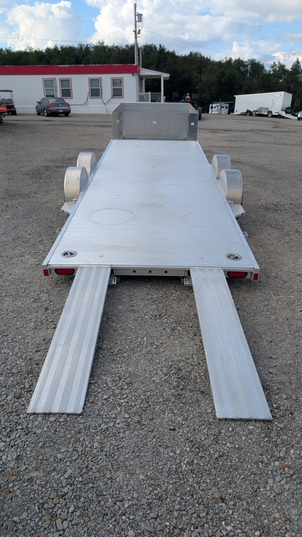 New 2026 Aluma HD 20' (20" Stationary + 20'5" Tilt) Executive Series LP Tilt Car Hauler w/ 50" Ramps - ZERO DEGREE APPROACH!!!