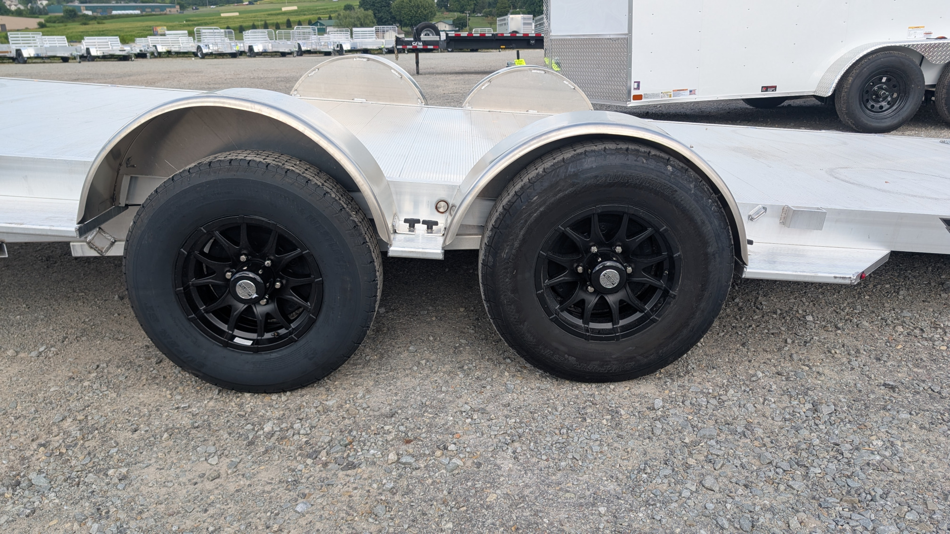 New 2026 Aluma HD 20' (20" Stationary + 20'5" Tilt) Executive Series LP Tilt Car Hauler w/ 50" Ramps - ZERO DEGREE APPROACH!!!