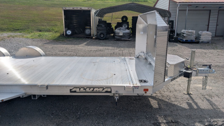New 2026 Aluma HD 20' (20" Stationary + 20'5" Tilt) Executive Series LP Tilt Car Hauler w/ 50" Ramps - ZERO DEGREE APPROACH!!!