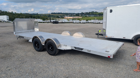 New 2026 Aluma HD 20' (20" Stationary + 20'5" Tilt) Executive Series LP Tilt Car Hauler w/ 50" Ramps - ZERO DEGREE APPROACH!!!