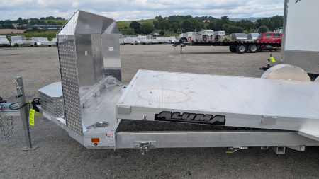 New 2026 Aluma HD 20' (20" Stationary + 20'5" Tilt) Executive Series LP Tilt Car Hauler w/ 50" Ramps - ZERO DEGREE APPROACH!!!