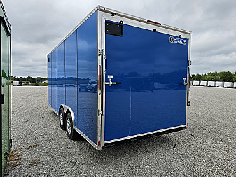 New 2026 ROYAL BLUE Cargo Express 8.5 x 20 10K XL SE Enclosed Car / Racing Trailer