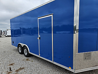 New 2026 ROYAL BLUE Cargo Express 8.5 x 20 10K XL SE Enclosed Car / Racing Trailer