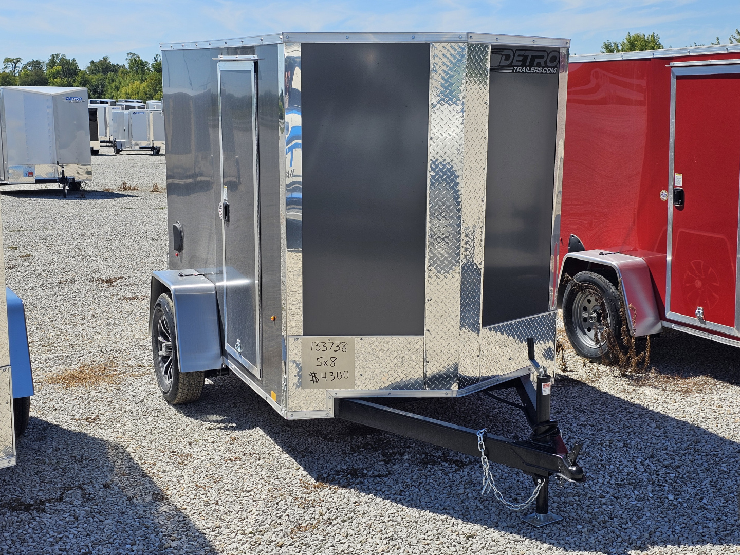 New 2026 Cargo Express EX DLX 5' x 8' 3K Idler Ramp Door Cargo / Enclosed Trailer