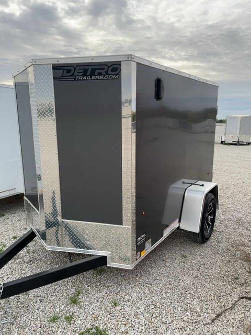 New 2026 Cargo Express EX DLX 5' x 8' 3K Idler Ramp Door Cargo / Enclosed Trailer