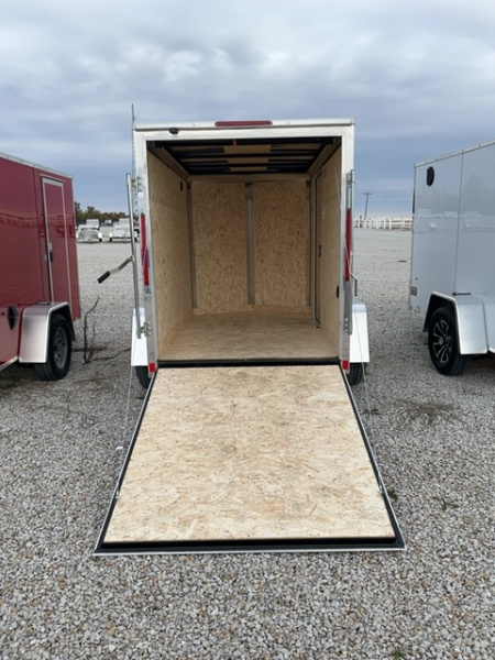 New 2026 Cargo Express EX DLX 5' x 8' 3K Idler Ramp Door Cargo / Enclosed Trailer