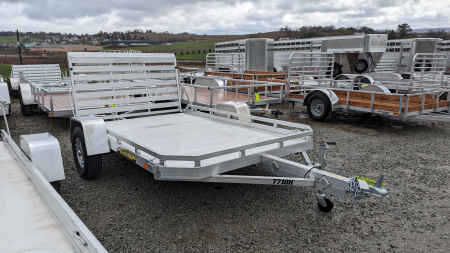 New 2026 ALUMA 6'5" x 10 HD Aluminum Utility w/ 4' Gate