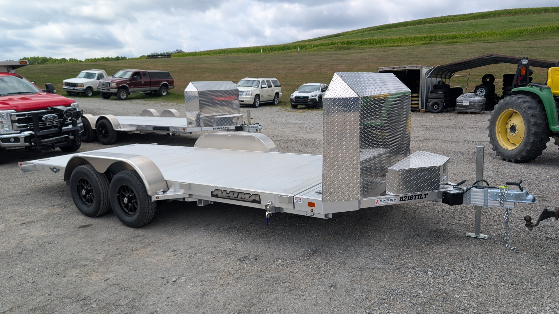 New 2026 Aluma 16' (20" Stationary + 16' Tilt) "EXECUTIVE" Tilt Car Hauler
