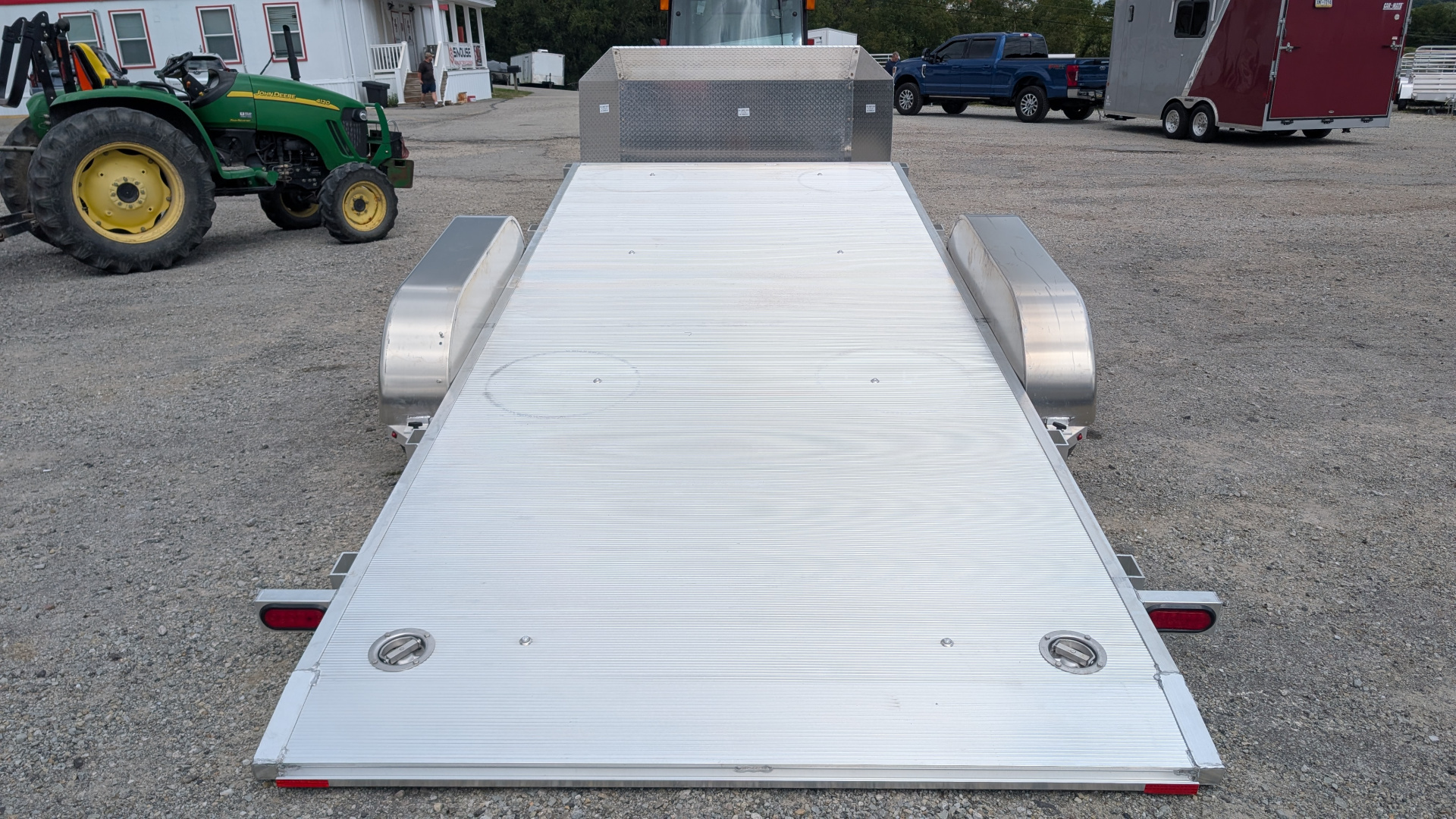 New 2026 Aluma 16' (20" Stationary + 16' Tilt) "EXECUTIVE" Tilt Car Hauler