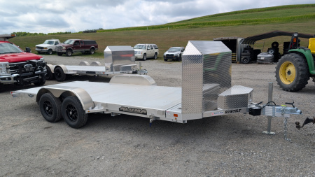 New 2026 Aluma 16' (20" Stationary + 16' Tilt) "EXECUTIVE" Tilt Car Hauler