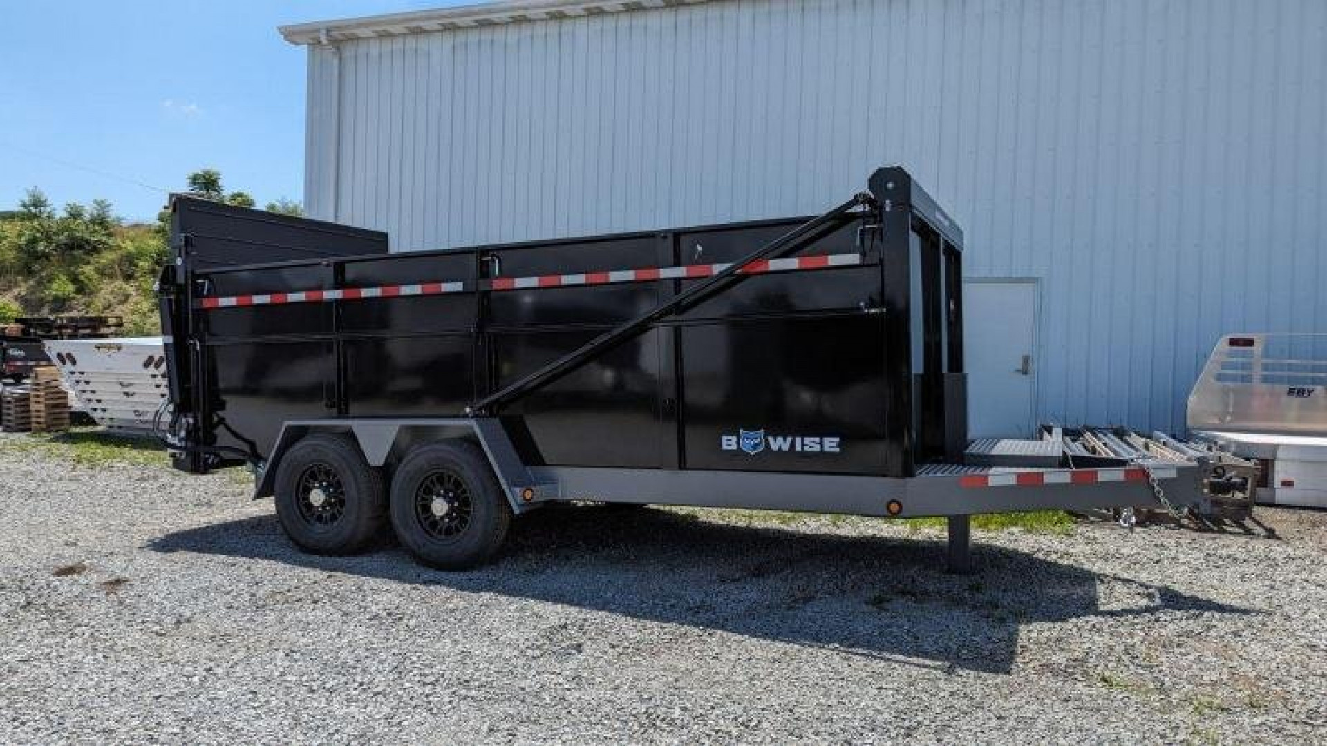 New 2026 BWise 6'10" x 14 HD Ultimate Dump Trailer w/ Hydraulic Gate (PRICE DROP!!!)