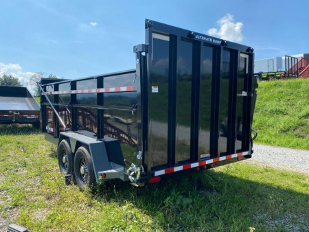 New 2026 BWise 6'10" x 14 HD Ultimate Dump Trailer w/ Hydraulic Gate (PRICE DROP!!!)